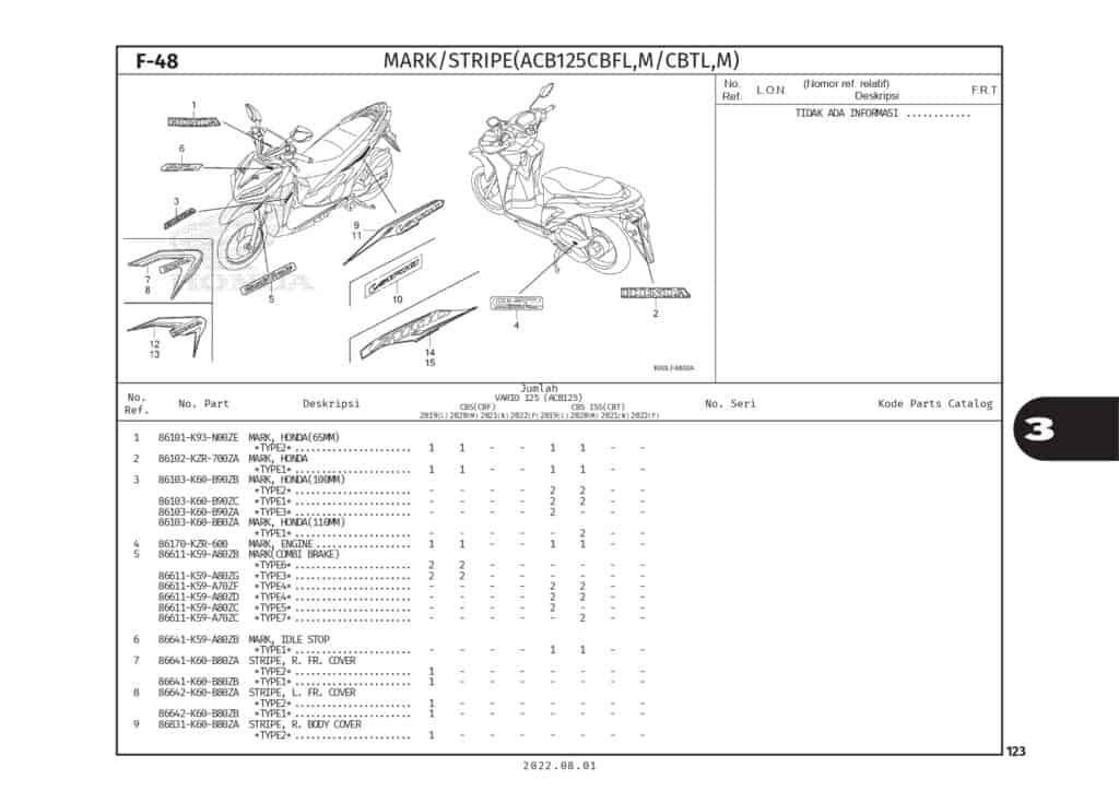 F48 - TEM XE CBTL - HONDA VARIO 125 (K2V)