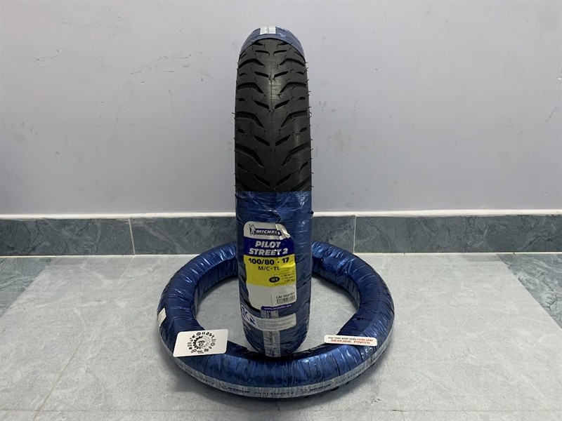 VỎ MICHELIN 100.80-17 52S TL (PILOT STREET 2)