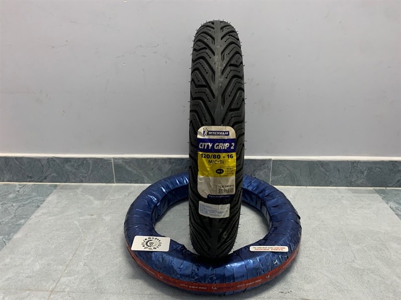 VỎ MICHELIN 120.80-16 60S TL (CITY GRIP 2)