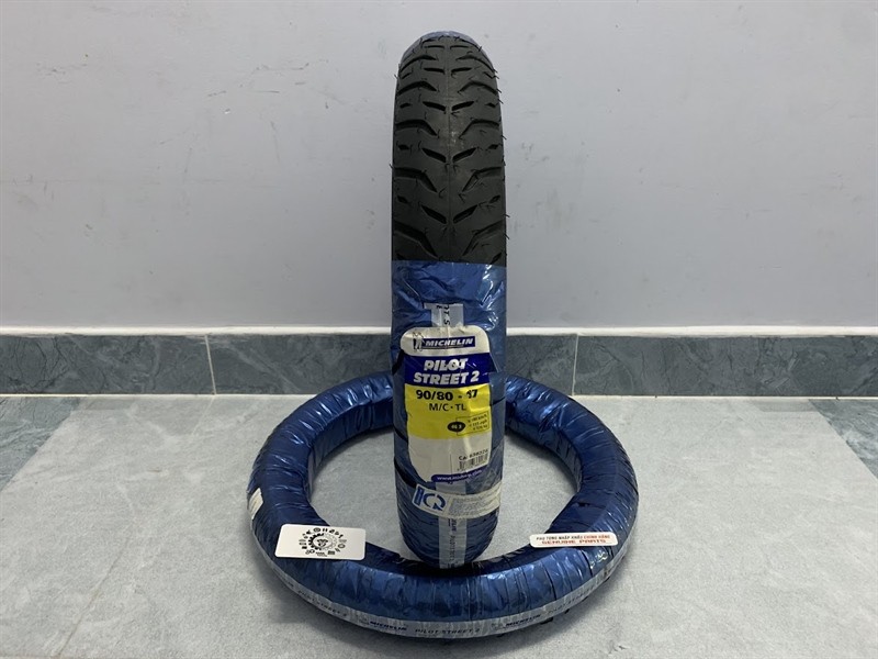 VỎ MICHELIN 90.80-17 46S TL (PILOT STREET 2)