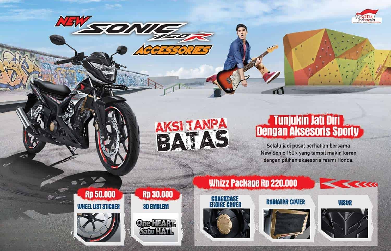 Accesories Honda Sonic 150R