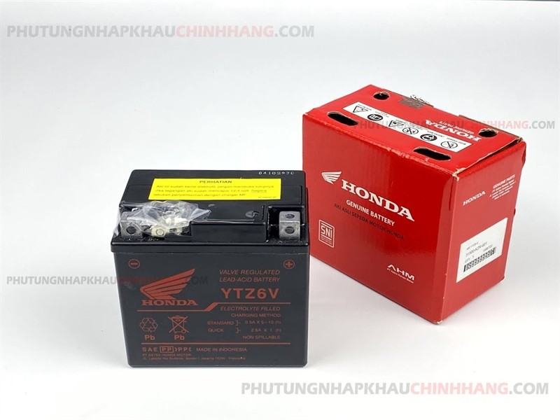 Bình ắc quy YTZ6V Honda 31500KZR601