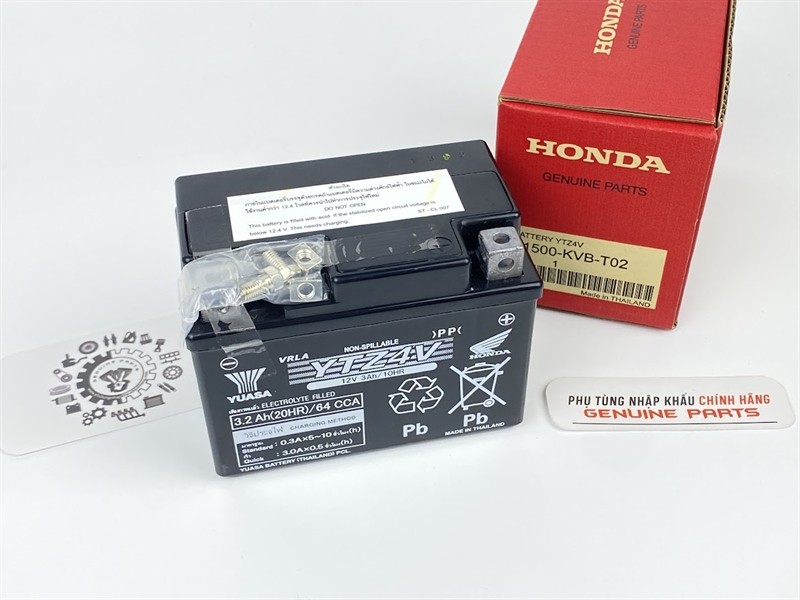 Bình ắc quy Yuasa Honda Thailand - YTZ4V