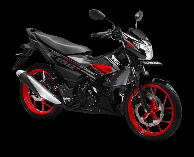 Bộ tem Satria Fi đen đỏ 2022 68019-12KH0-40X