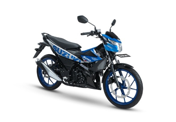 Bộ tem Satria Fi xanh bạc 2022 68019-12KK0-B57