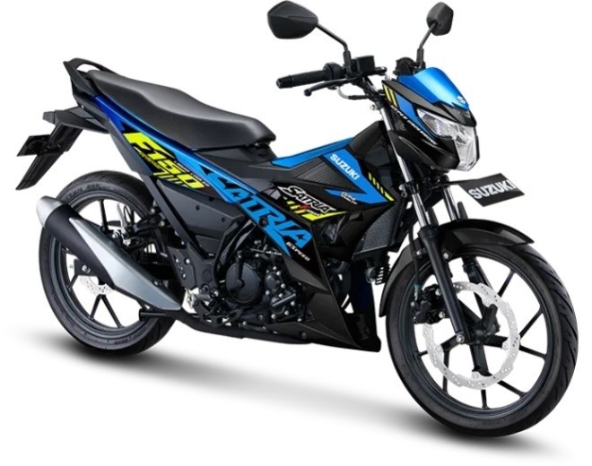 Bộ tem Satria Fi xanh đen 2021 68019-12KF0-BGY