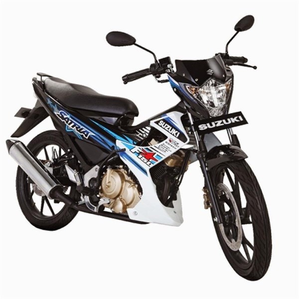 Bộ tem Satria Fu xanh trắng 2014 68000-25G90-GHY