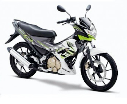 Bộ tem Satria K9 xanh kawa 99 2012 68000B25G40NAEB