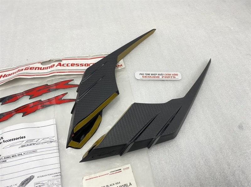 Kit Aero Fin đen CBR 250RR 64391K64A00BLA