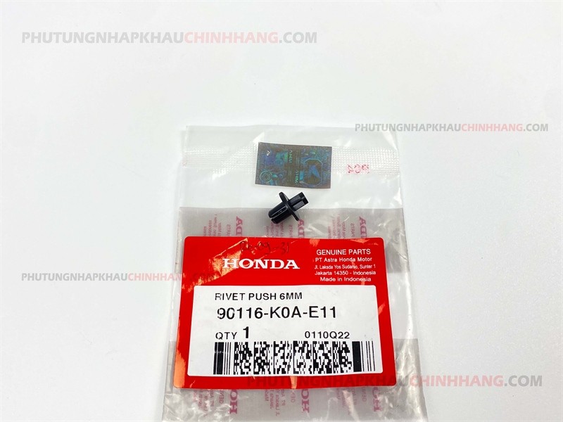 Ốc bấm nhựa Honda 6mm 90116K0AE11