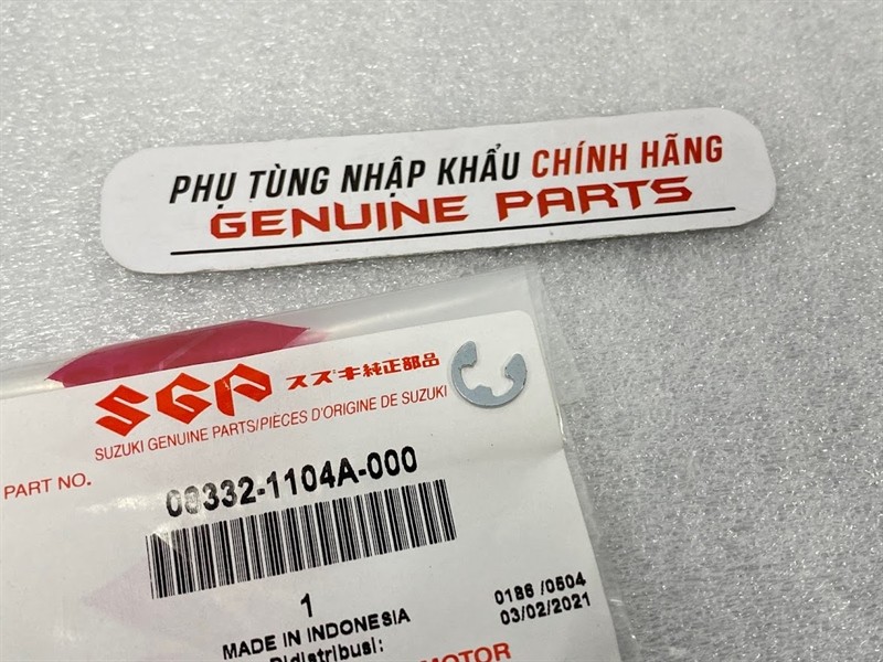 Phe cài khóa tròn Suzuki 08332-1104A-000