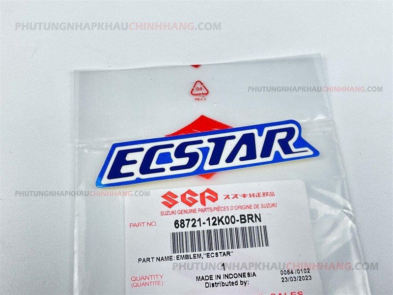 Tem ECSTAR Suzuki 68721-12K00-BRN