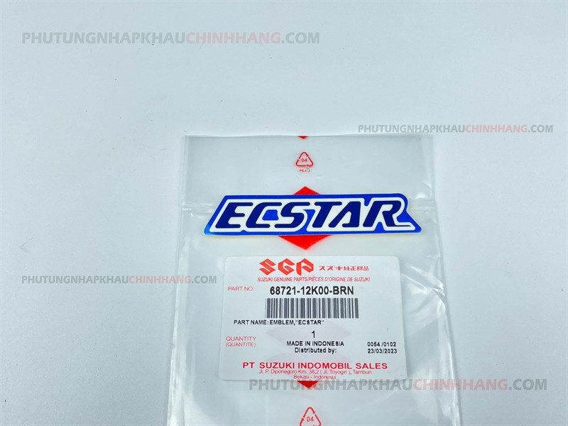 Tem ECSTAR Suzuki 68721-12K00-BRN